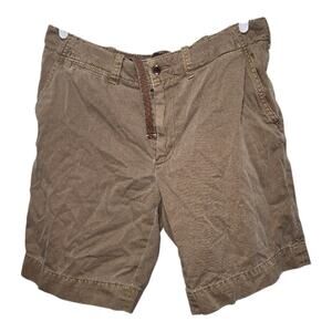 Polo Ralph Lauren Mens Khaki Chino Shorts Size 36 Classic Fit Cotton